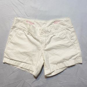 Lilly Pulitzer White Callahan Shorts- Size 00